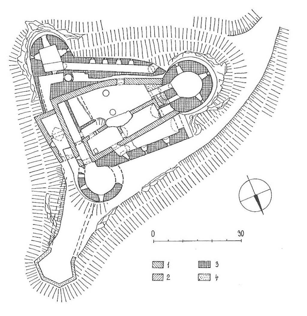 Šomoška - castle - Ancient and medieval architecture